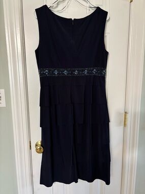 sachin and babi light blue dress Gabrielle Bell Sleeved Crepe Dress main image 0
